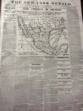 Civil War Newspapers- WILMINGTON-MOVEMENTS OF ADMIRAL PORTER, THE PEACE MISSION picture