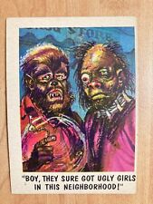 1959 Topps You'll Die Laughing #9 Ugly Girls ExMt picture