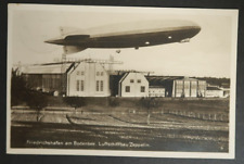 Lake Constance Airship Construction Postcard Zeppelin Blimp Airship RPPC Verlag picture