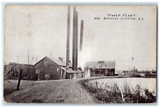 1911 Exterior View Power Plant Browns Station New York Vintage Posted Postcard picture