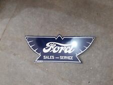 PORCELIAN FORD ENAMEL SIGN SIZE 36 INCHES LENGTH picture