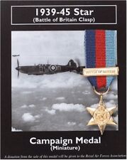 1939-45. -  Battle Of Britain Clasp. -  Campaign Medal - Miniature Reproduction picture