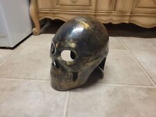 Full-Face Armor Replica Knight Gift Metal Antique Medieval Skeleton Skull Helmet picture