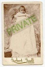 Cabinet Photo - KRUEGER Family Baby - Long Gown- (Raymond Otto) - Alma Wisconsin picture