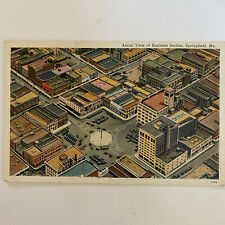 Vtg Springfield,MO Aerial View of Business Section Teich Christian Greene County picture