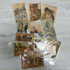 Lot of 11 Antique Advertising Trade Cards picture