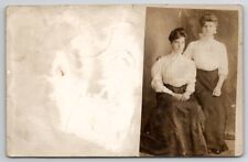 RPPC Middleburg PA Two Edwardian Ladies 1906 To Mt Pleasant Mills Postcard Q27 picture