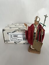 Fontanini Pope John Paul II 5 Inch Scale Figure Roman # 43041 New with box picture