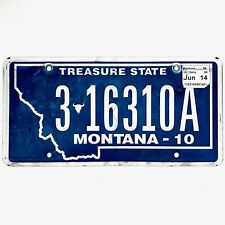 2014 United States Montana Yellowstone County Passenger License Plate 3 16310A picture