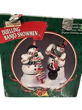 Mr. Christmas Dueling Banjo Snowmen *open Box* picture