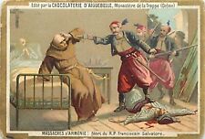 1880s-90s French Chocolat D'aiguebelle The Armenian Genocide picture