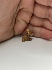 Vintage Retired Hagen Renaker Tiny Slouching Teddy Bear Figurine Trinket picture