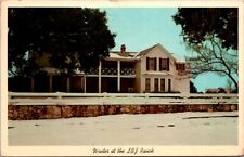 Vintage Postcard President Lyndon John Ranch Home Stonewall Texas TX 1968   U576 picture