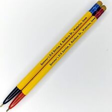 x2 LOT c1960s Waterloo, Iowa Sommers D-X Service Gas Oil Ballpoint Ball Pen G44 picture