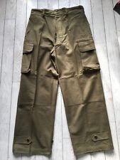 French Army cargo trousers pants M47 Indochina War TT47 NOS Brown 1950's size 25 picture