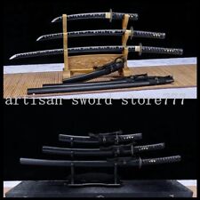 HIGH CARBON STEEL KATANA JAPANESE SAMURAI SWORD SET( KATANA + WAKIZASHI + TANTO) picture
