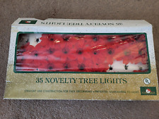 Kurt S. Adler Novelty String Tree Light Set Red Poinsettia Christmas picture
