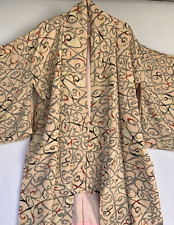 Vintage Handmade Long Kimono Japanese Style One Size Women's picture