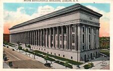 Postcard NY Albany New York State Educational Building 1933 Vintage Old PC e8446 picture