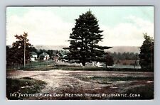 Willimantic, CT-Connecticut, The Trysting Place, Camp Grounds, Vintage Postcard picture