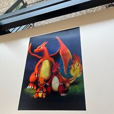 Pokemon Starter Trio 3D Lenticular Poster - Charizard, Blastoise, Venusaur picture
