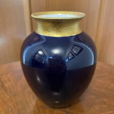 Vintage Jlmenau Graf Von Henneberg 1777 Echt Kobalt Vase 4-1/2” #65010 J86OLK8 picture