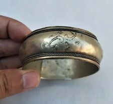 Very Rare Ancient Color Silver Bracelet Artifact Authentic Very Stunning  picture