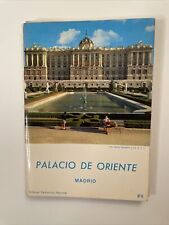 VTG 1976 ROYAL PALACE OF MADRID Spain POSTCARD FOLDOUT BOOK PALACIO DE ORIENTE   picture