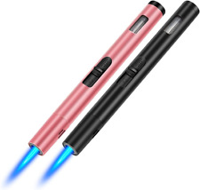 Torch Lighters 2 Pack Refillable Butane Lighter Windproof Adjustable Jet Flame  picture