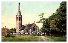 postcard the octagonal tower of All Saints church, Wickham Market, Suffolk, 3304 picture