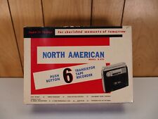 Vtg North American Solid State 6 Transistor Tape Recorder Model N-678 TESTED picture
