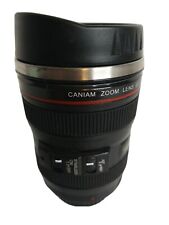 Canon Caniam Ultrasonic Coffee Mug Camera Zoom Lens Cup Tea Milk Travel Thermo picture