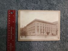 Cabinet Card Of Large Building picture