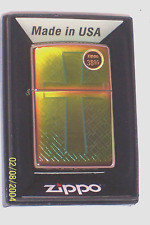 New Zippo USA Windproof Oil Lighter 68595 Spectrum Cross Spectrum  Color Case picture