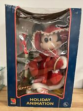 Vintage Disney Minnie Mouse Holiday Animated Mickey Unlimited WORKING picture