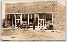 Eleva WI~Big Store~Larson-Melby General Merc Clerks~Shirts in Window~1910 RPPC picture