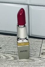 AVON Trinket Box Red Lipstick Hinged Happy Holidays Representative Gift 2001 picture