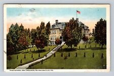Reynoldsville PA-Pennsylvania, High School Grounds, Vintage c1910 Postcard picture