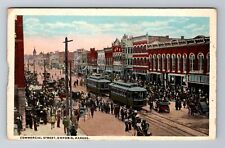 Emporia KS-Kansas, Commercial Street, Advertising, Antique, Vintage Postcard picture