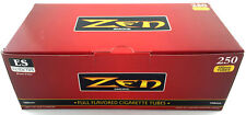 1 Box Zen Smoke Full Flavor 100 mm 100's Cigarette Filter 250 Tubes - 3130-1 picture