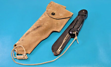 WWII US Army Air Force Imperial A-1 Pilot Folding Knife Machete + Scabbard USAAF picture