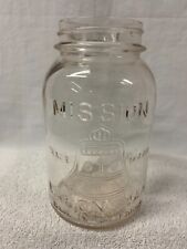 Vintage Mission Mason Jar 1929 -1939 MFD. W.J. Latchford Co. L.A. Calif. picture
