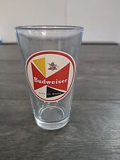 BUDWEISER King Of Beers Retro Style Logo Drinking Barware Collectible PINT GLASS picture