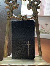 Miniature Antique KEY OF HEAVEN Catholic Instruction Prayer Book 1935 Tiny picture