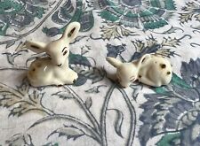 Vintage Porcelain Deer Miniature Figurines - Lot of 2 - Japanese picture