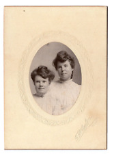 HOLDREGE NEBRASKA 1900-1909 SISTERS FAMILY Victorian Cabinet Card by CARLSON picture