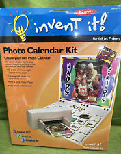 Invent It Photo Calendar Kit - New & Sealed 15 Double Sided Photo Paper Sheets picture