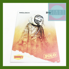 2018 Topps Solo A Star Wars Story Set Denny's Exclusive Moloch Prequel Film picture