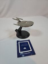 Star Trek USS Stargazer Franklin Mint Limited Pewter Starship w/Stand And COA picture