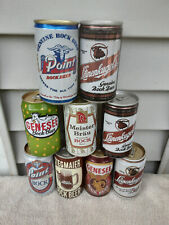 9 DIFF BOCK ALUMINUM CHEAP  BEER CAN CANS EMPTY GAR FR picture